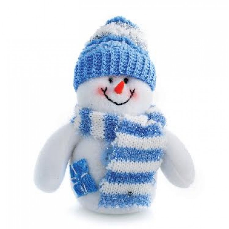Christmas Cards - Blue Snowman