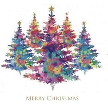 Christmas Cards - Colourful Tree