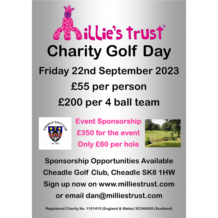 Millie's Trust Charity Golf Day 2023 Millie's Trust Charity Golf Day 2023